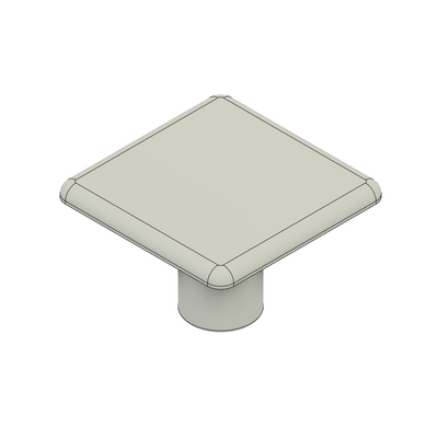 60-060-2 MODULAR SOLUTIONS POLYAMIDE PART END CAP 32MM X 32MM LIGHT GRAY